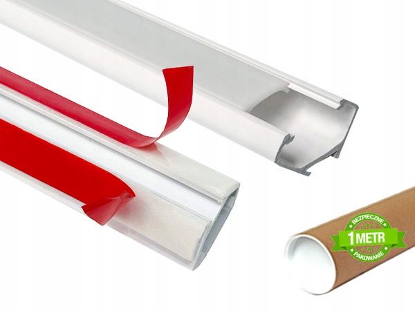  Juostos profilis led gilus pilka + gaubtas 1m