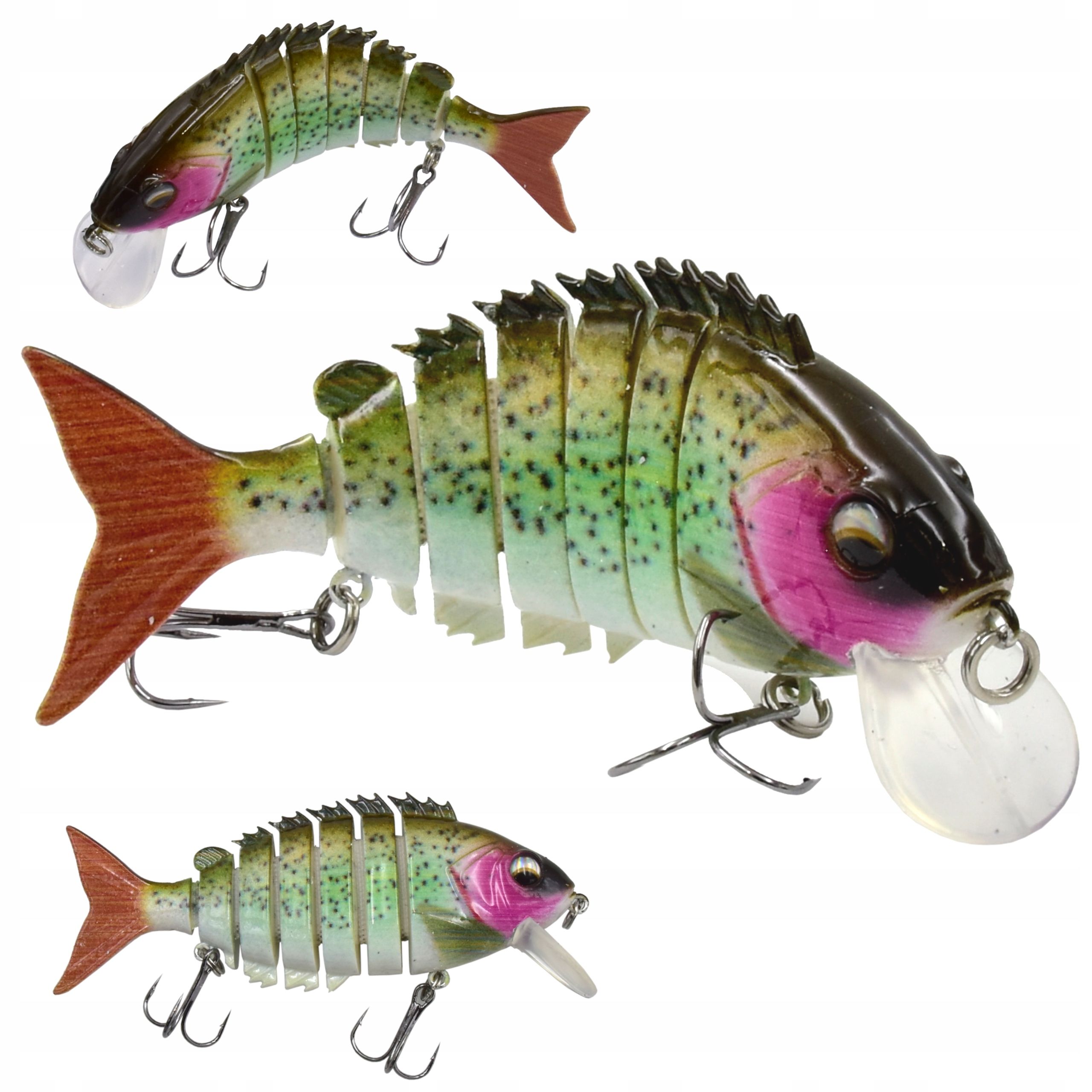  Wobbler zum angeln minnow pop walker 3d kunstköder 5,5 cm 8 g