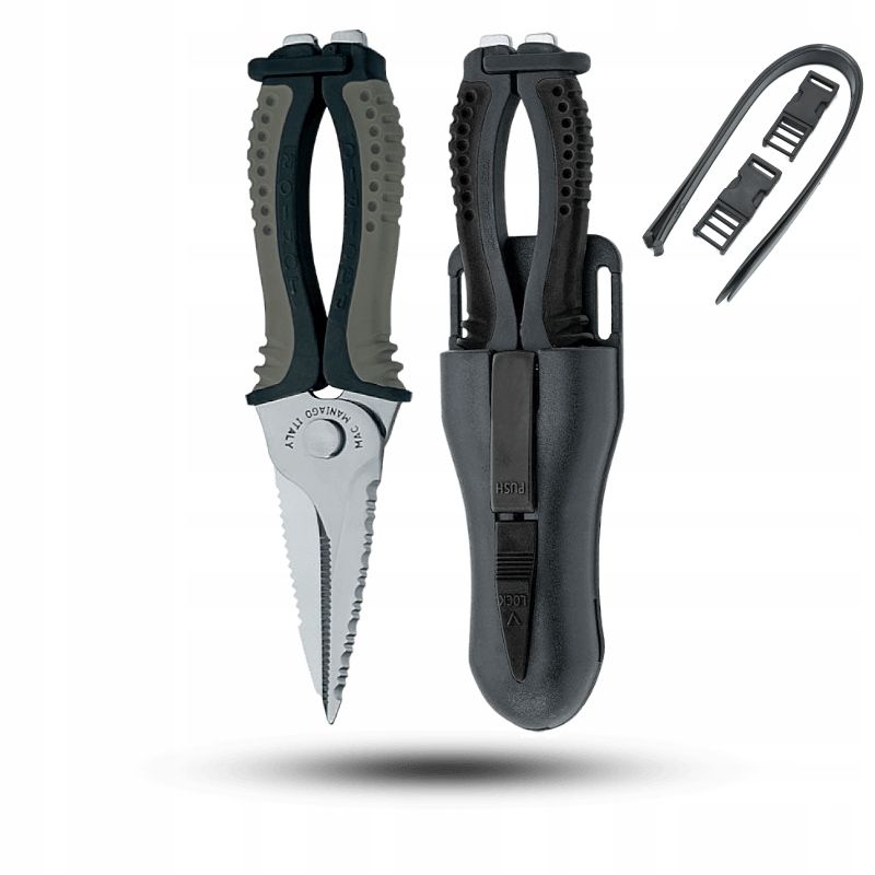  Käärid sukeldumine pacific junior 20.5 cm - mac coltellerie - black - pjr10.n