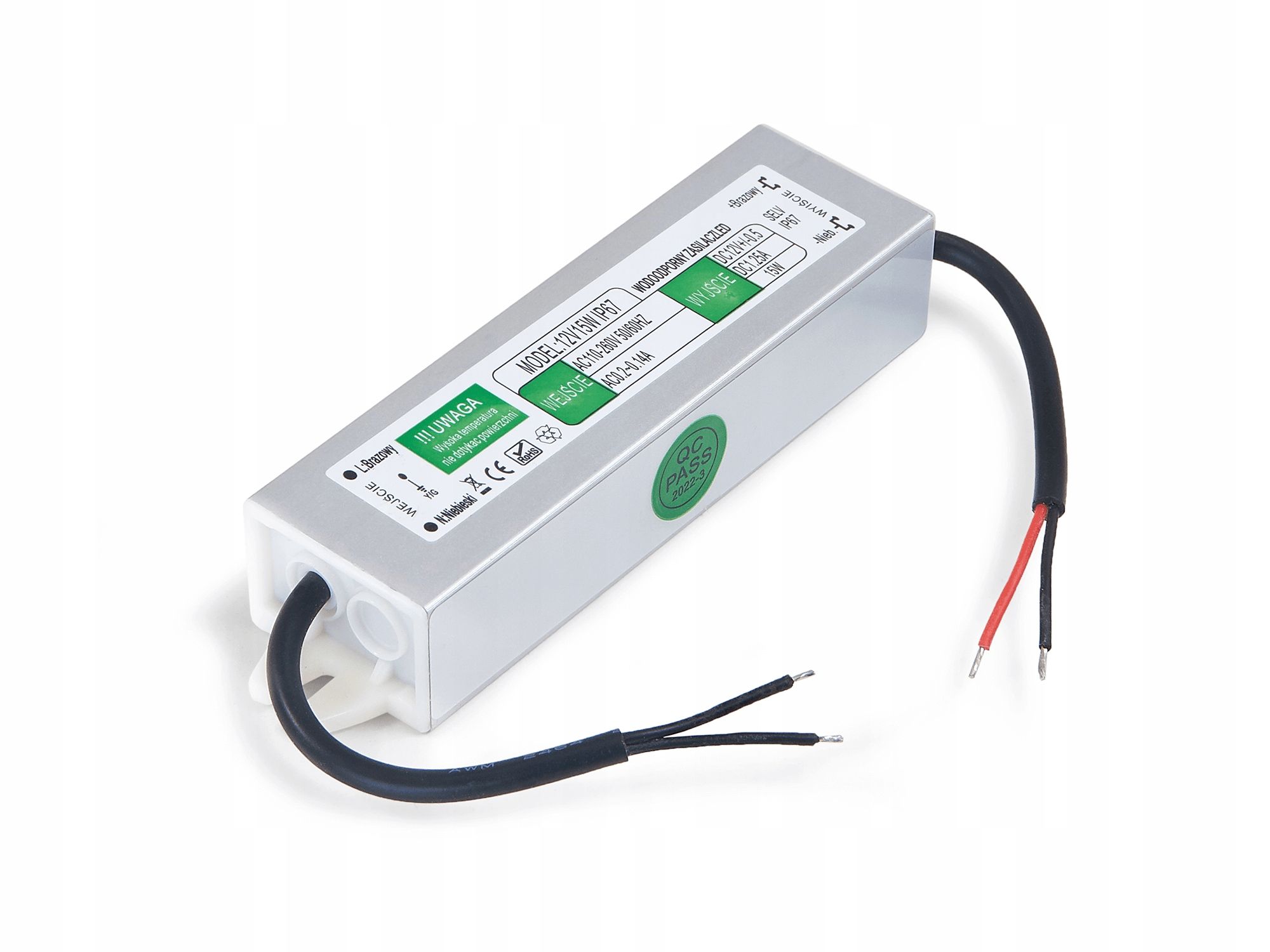  Maitinimo šaltinis 12v 120w 10a ip20 slim led juostoms, cctv