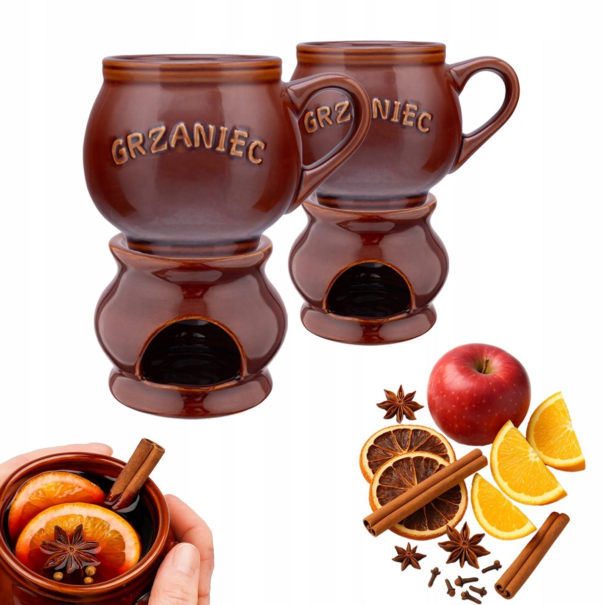 Tassen mit nach gehör für glühwein wein i bier keramik altom design 250 ml 6 pcs.