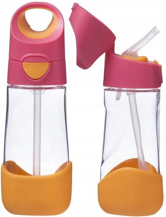  B.box tritan-flasche tasse trinkbrunnen + stroh 450ml