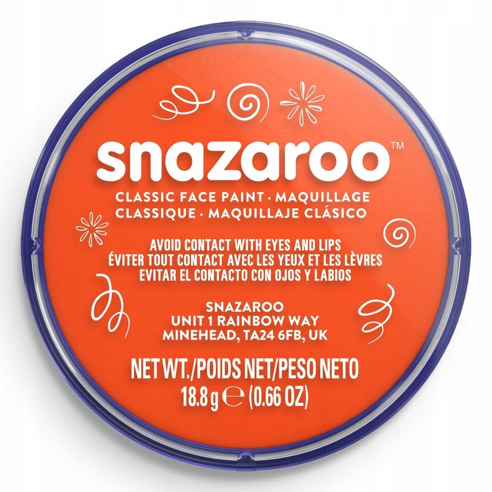  Soubor 8barvy x 18ml malovat pro malování na obličej malovat 1172039 malovat snazaroo