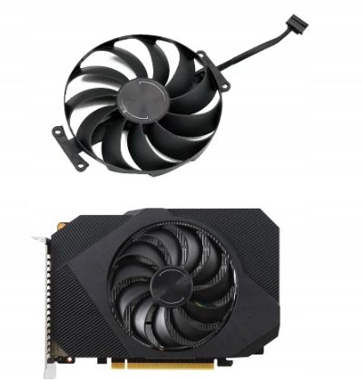  Ventilaator asus dual mini gtx 1650 1660 rtx 3050 3060 ti rx 6400 6500 xt pc