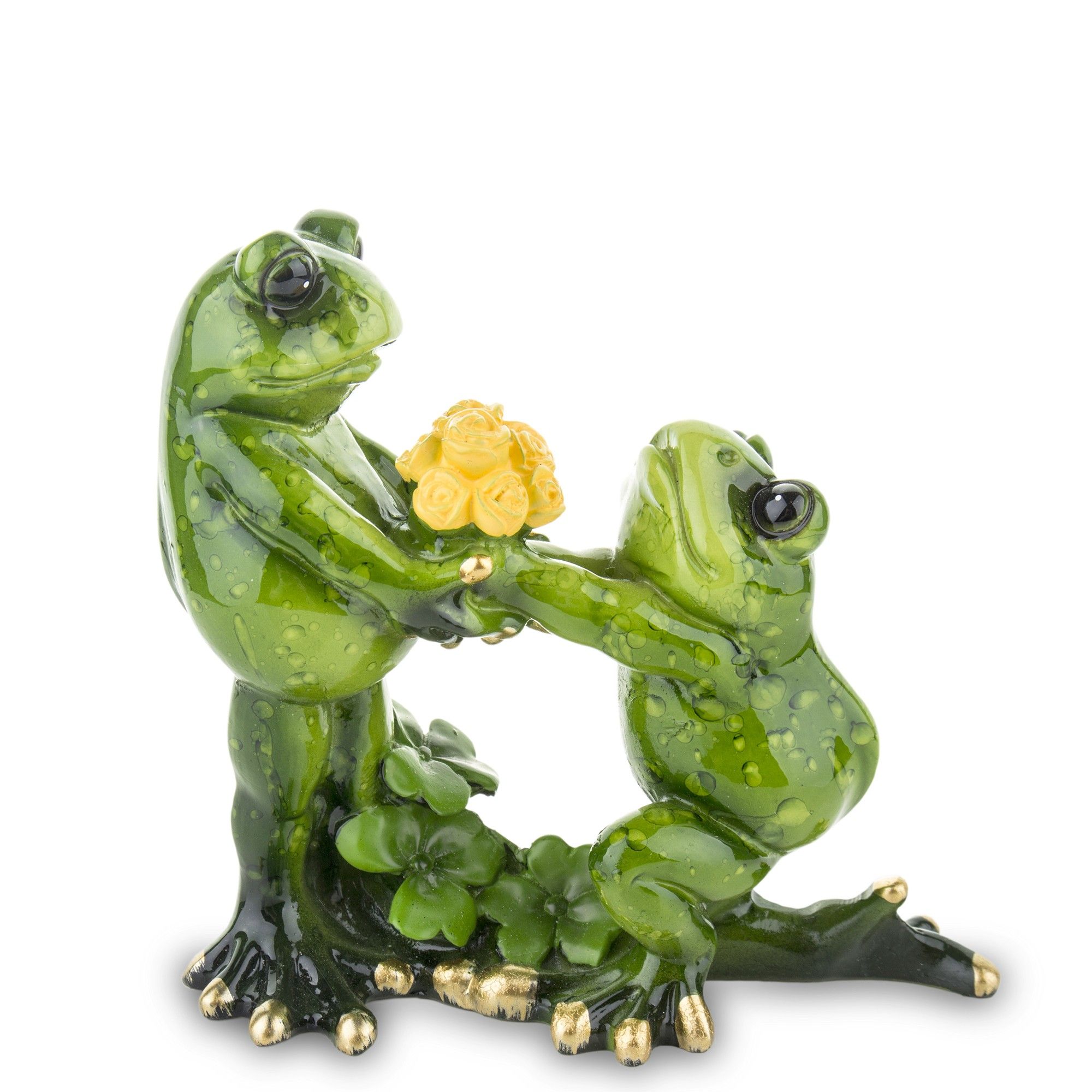  Figur frosch frosch auf rybach angler fischer geschenk