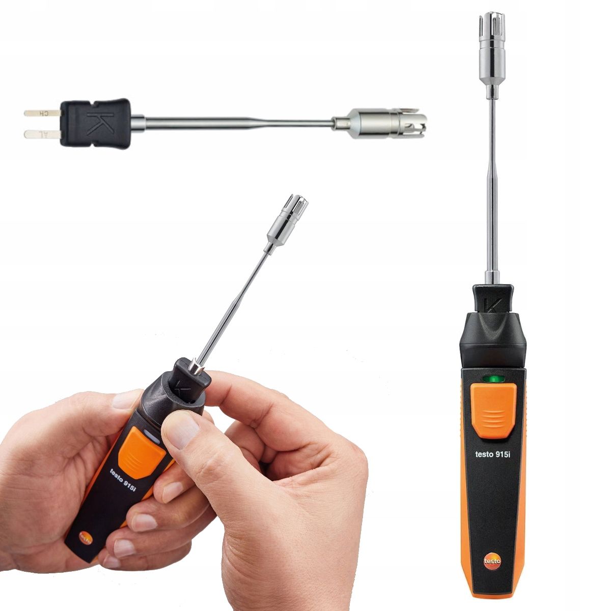  Termometras komplektas temperatūros matavimui testo 915i "bluetooth" smartsonda