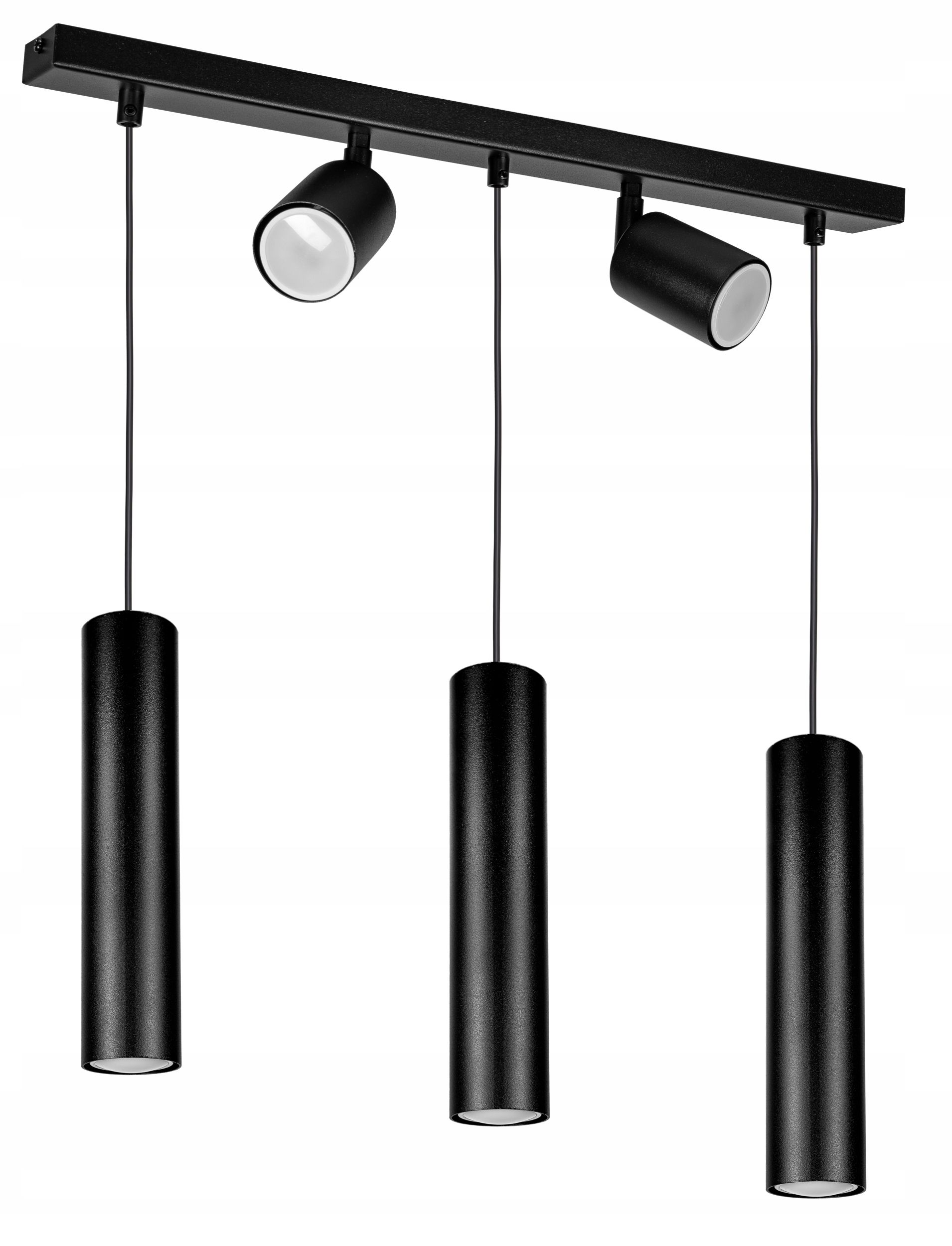  Griestu lampa virspusēji 2xgu10 led spot melna krāsa pārvietojas atstarotājs bēniņu stils