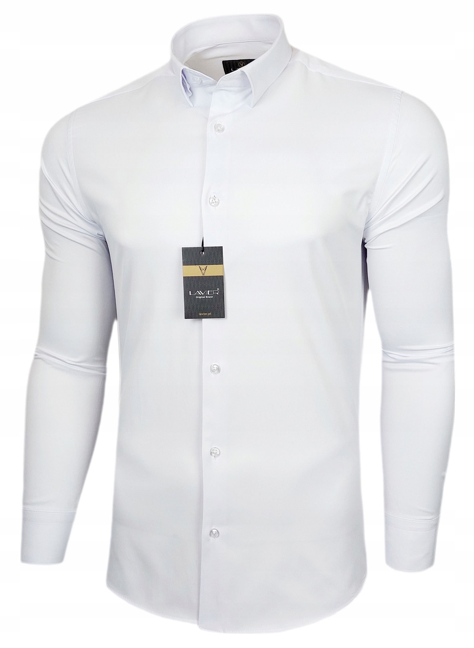  Pánska košeľa modrý koordinované lavier - slim fit bavlna veľkosť xl