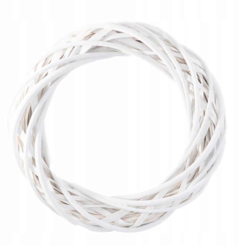  Vainags pītas 34cm gd35 balts svētku dekorēšana dekorēšana