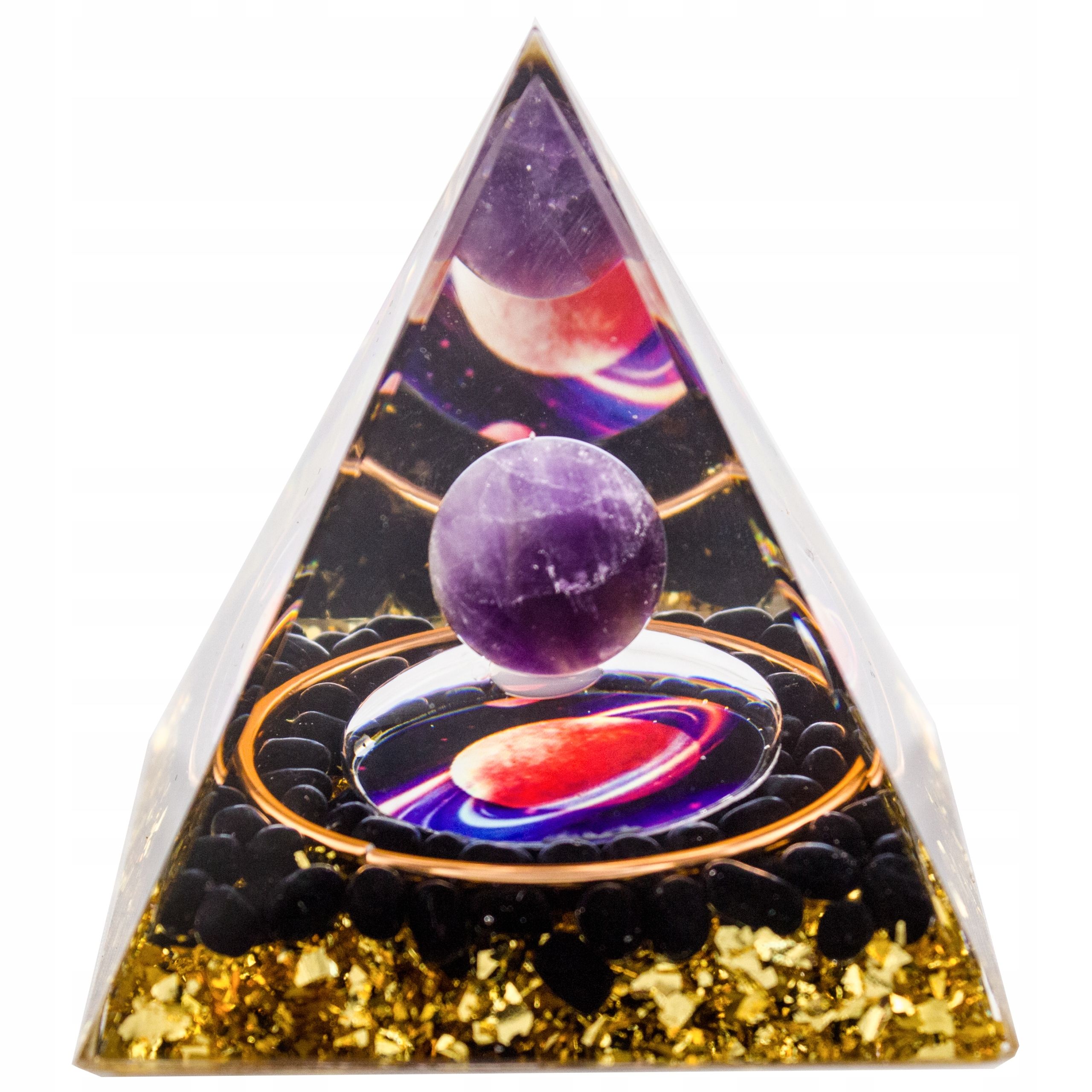  Pyramide orgonit amethyst lazuryt oliwin tigerauge feng shui chakren 5cm