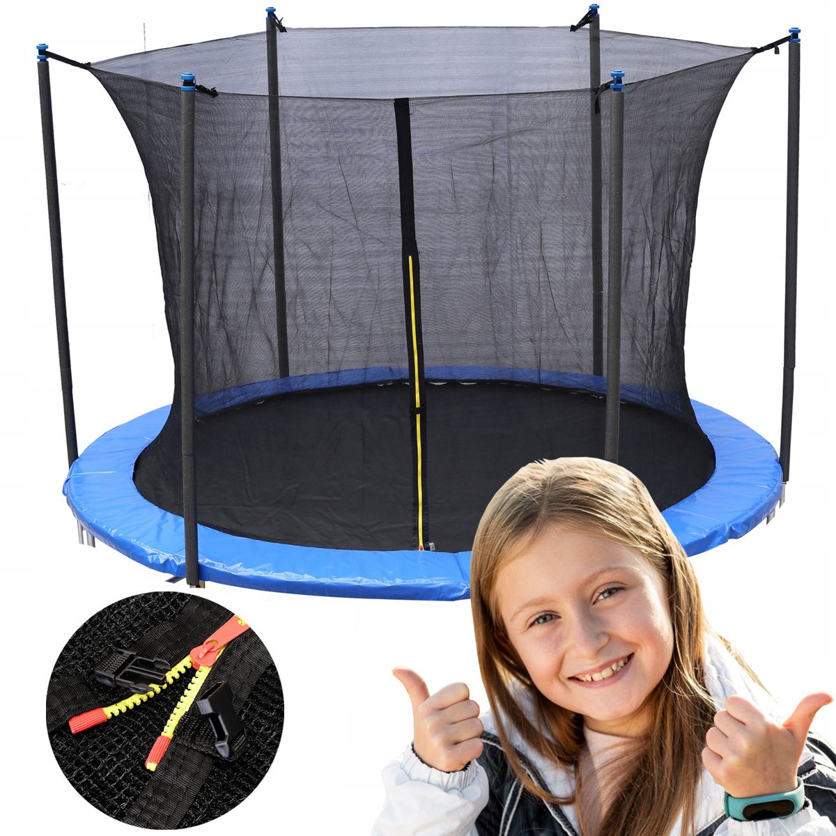  Inländisch sicherheitsnetze für trampoline 10ft 300-312 6 spalten schützend i fest
