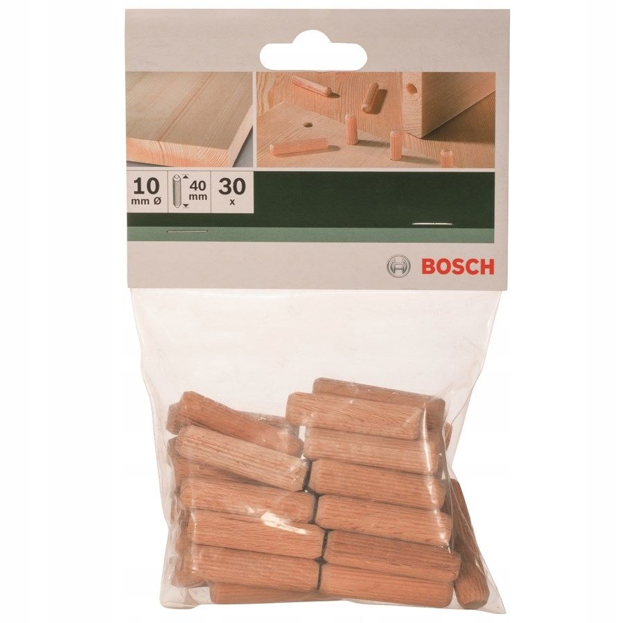  Bosch likmes kopīgi koka 10 mm x 40 mm 120 datoriem. 2609255313