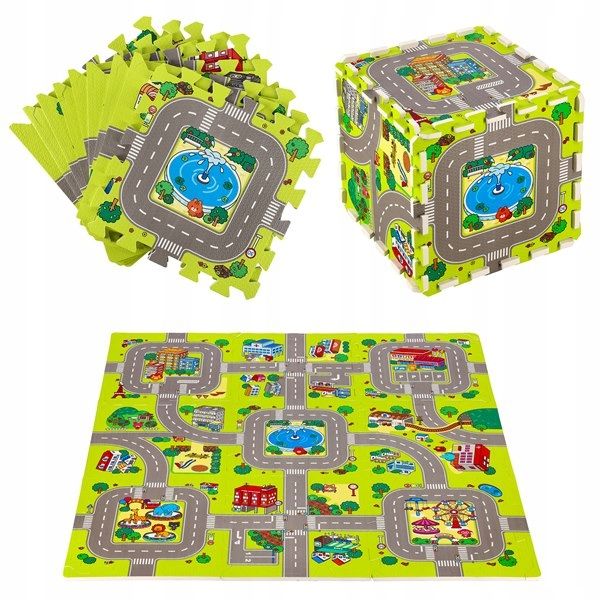  Pěnová podložka pro děti hádanka pro hry věda 90x90cm md02 řekl: nils fun