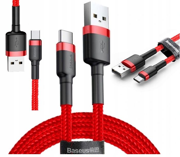  Baseusas kevlar sustiprintas tvirtas pintas kabelis 3a 50cm usb type c usb-c