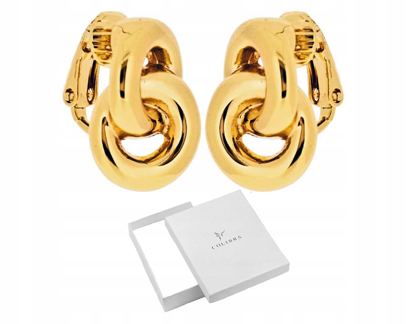  Clips silber colibra durchbrochen damen groß runden für die ohren elegant mode