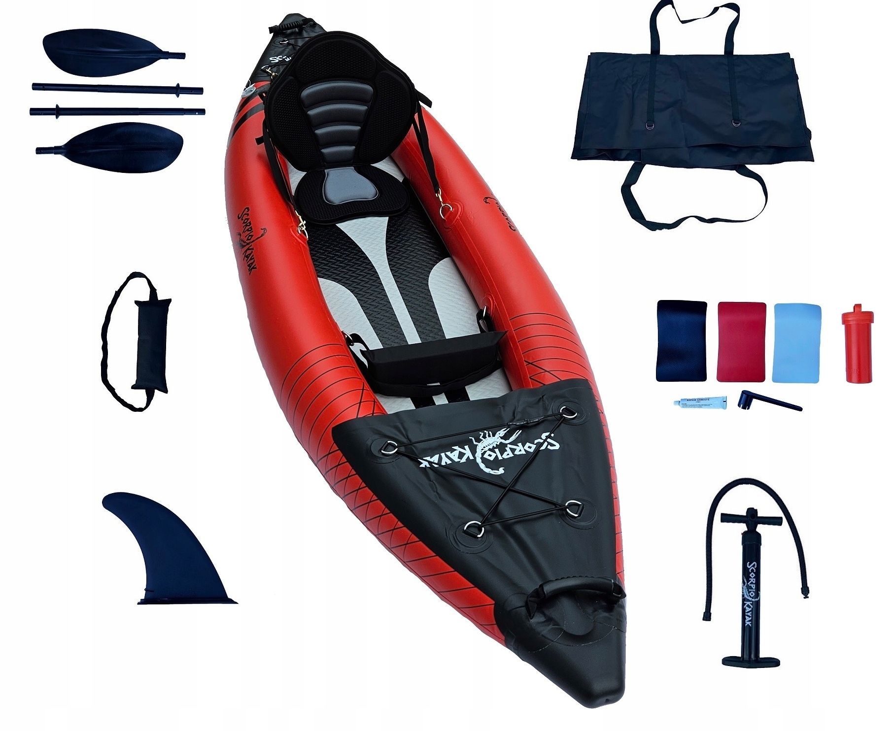  Double kayak inflatable tourist with floor dropstitch set double