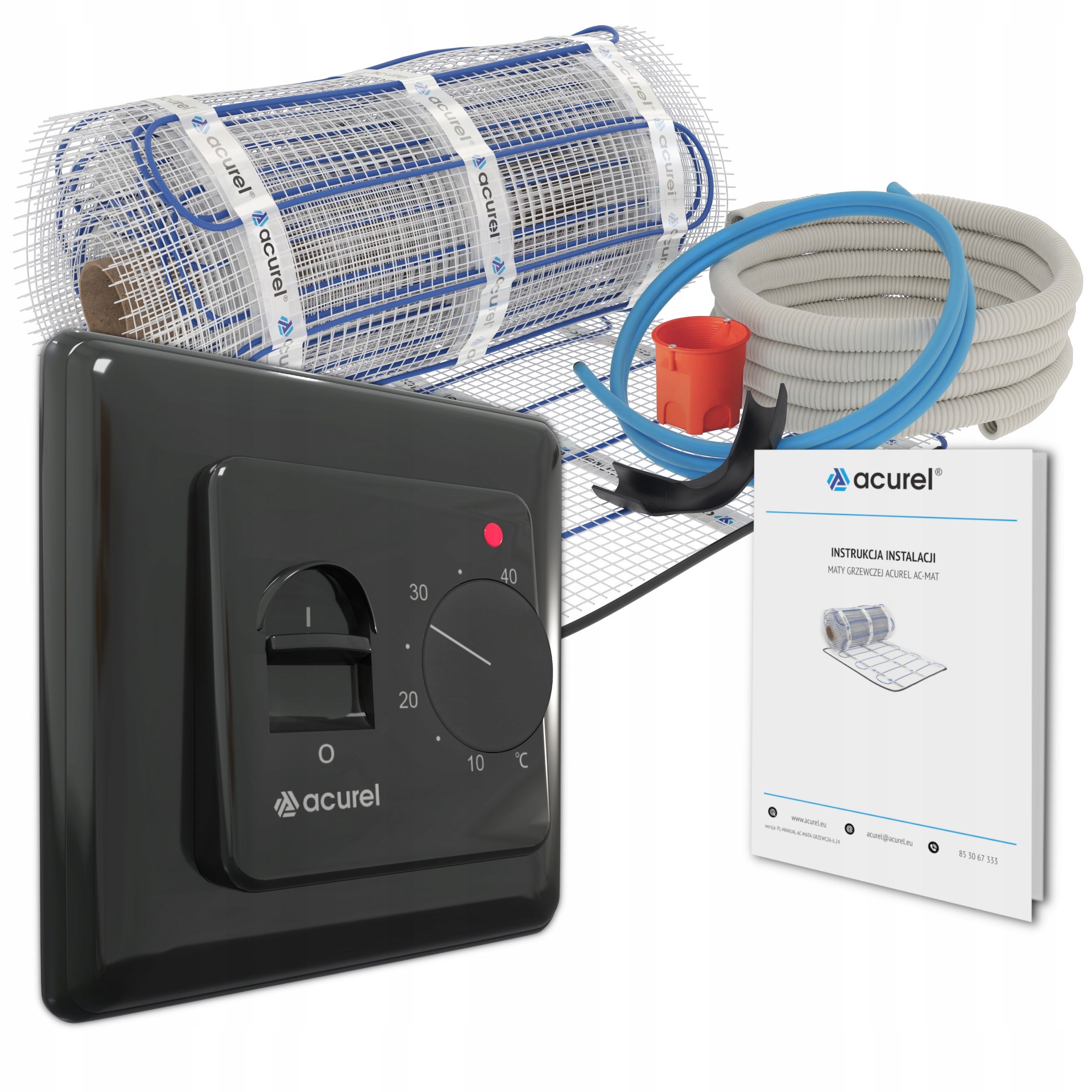  Soojenduspadi küte küte 160w/m2 regulaator wifi komplekt 4m2 acurel