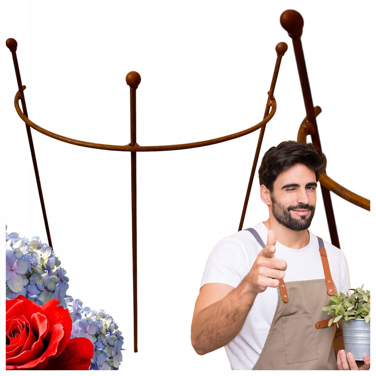  Podpora rostlin popínavé rostliny žebřík květiny hortenzie velikost podporuje 150 cm