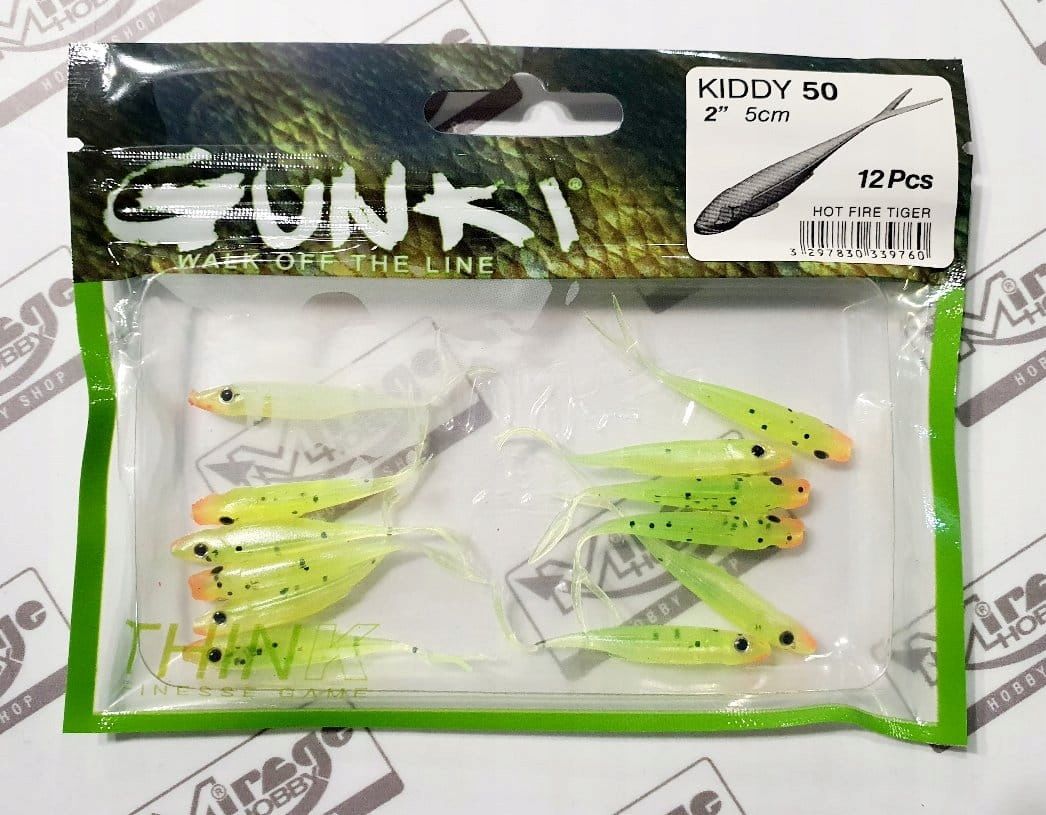  Norīt gunki kiddy 4"(10cm) - salt & pepper (op. 5 gab.) [52683]