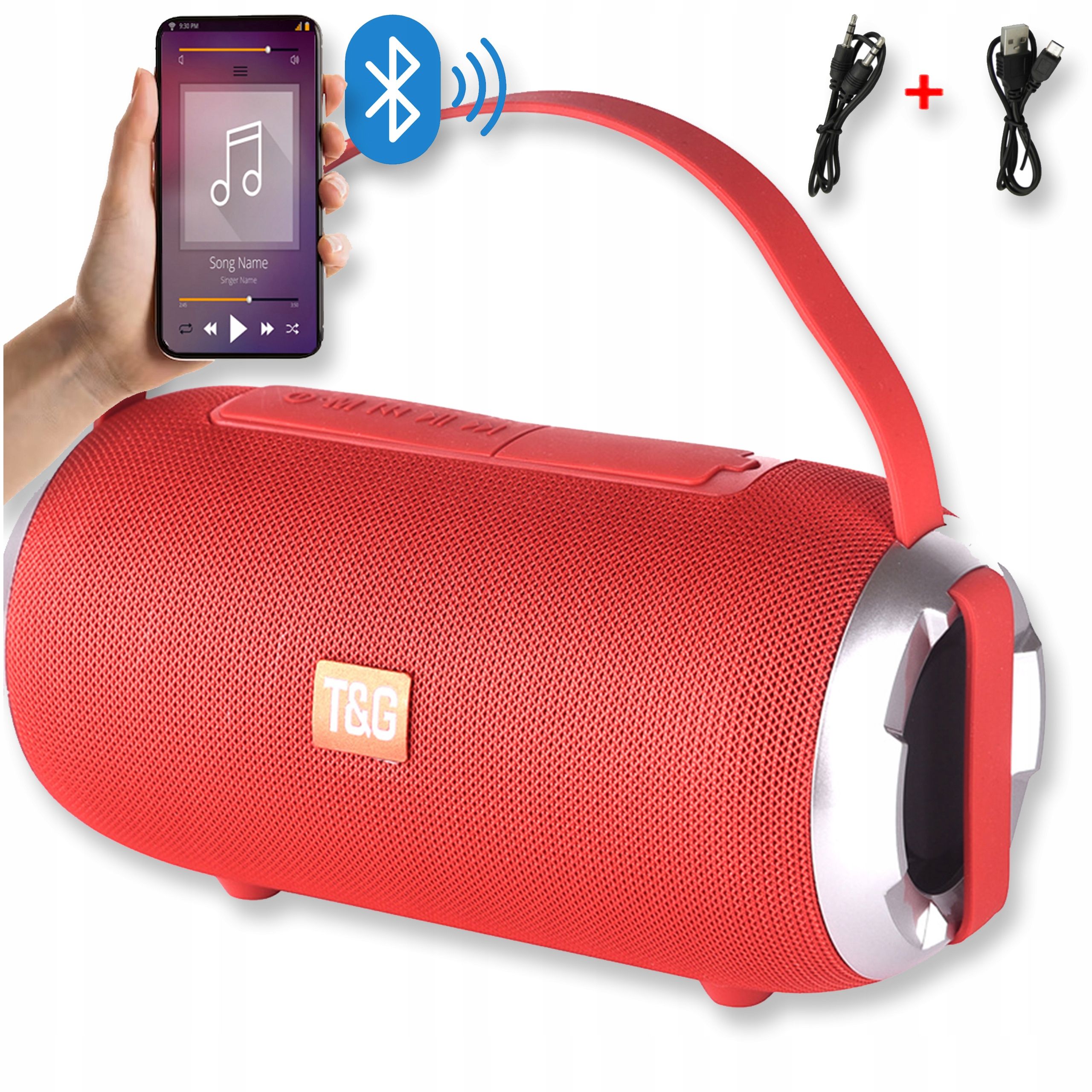  Speaker with bluetooth function portable wireless audio usb fm mobile radio aux sd