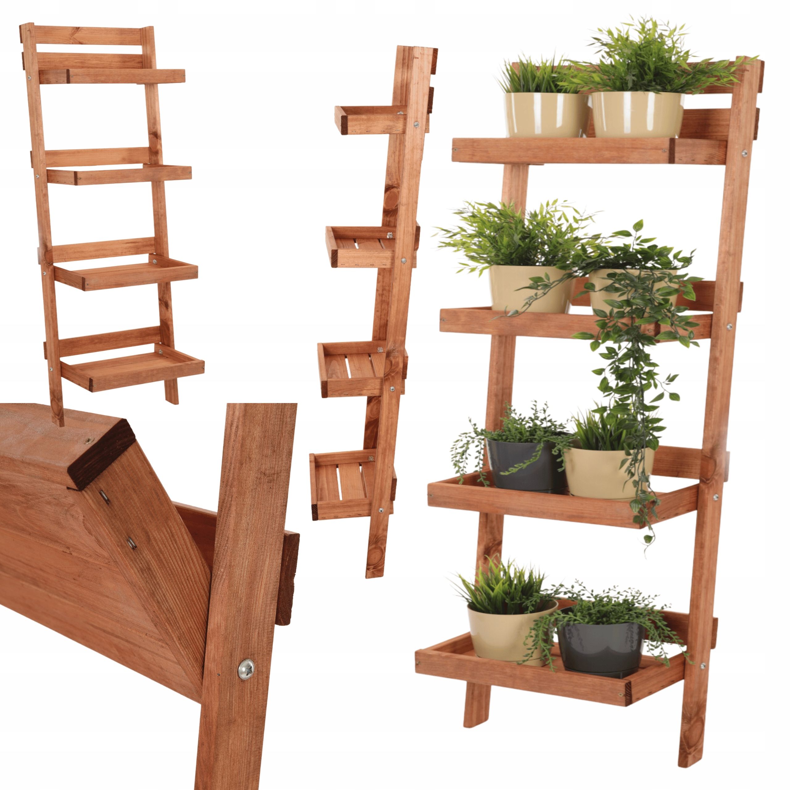  Flower stand opierany ø walls flower stand shelf for plants 145x77cm eco