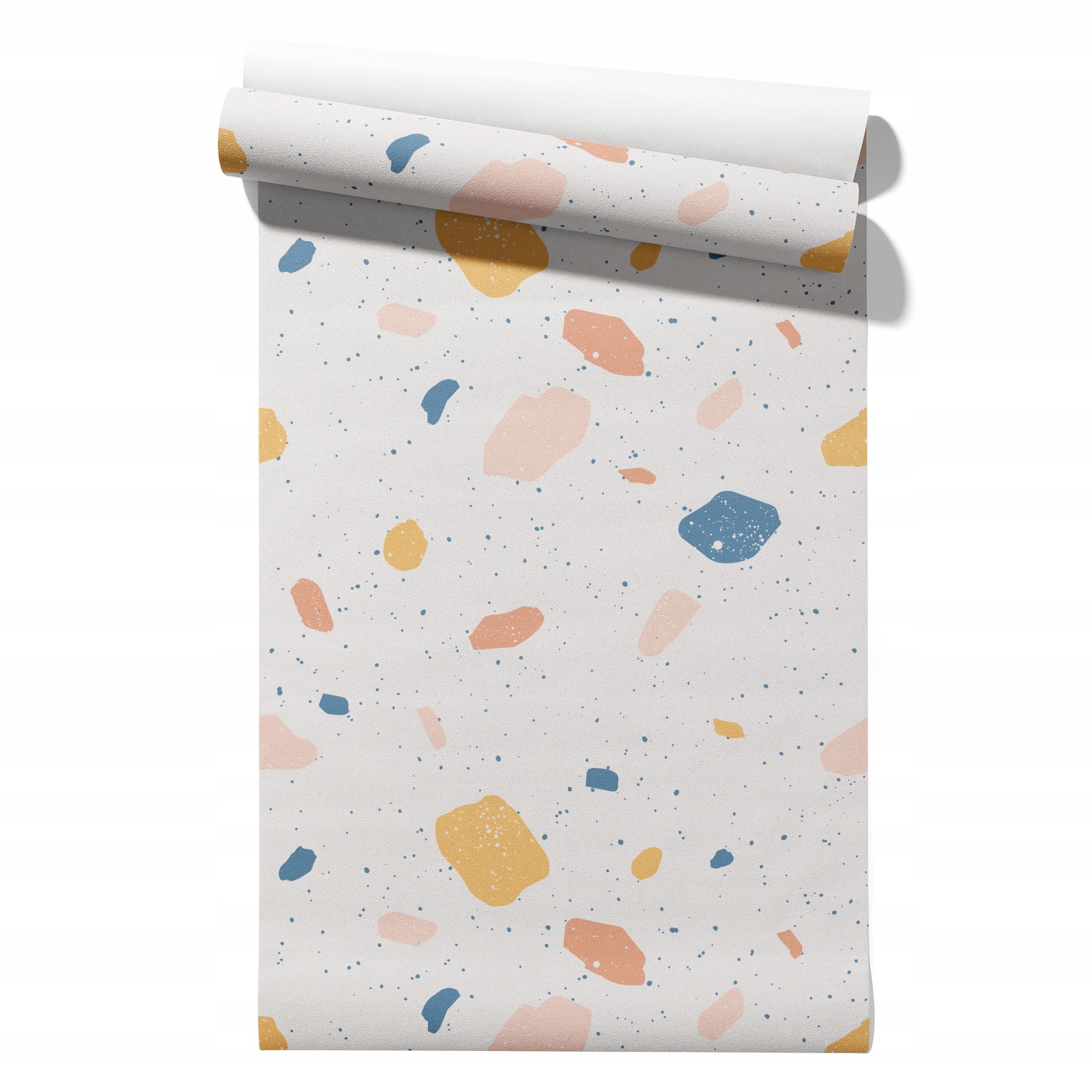  Wallpaper non-woven fabric pastel cherries wallpaper in a roll 50cm x 6,1mb