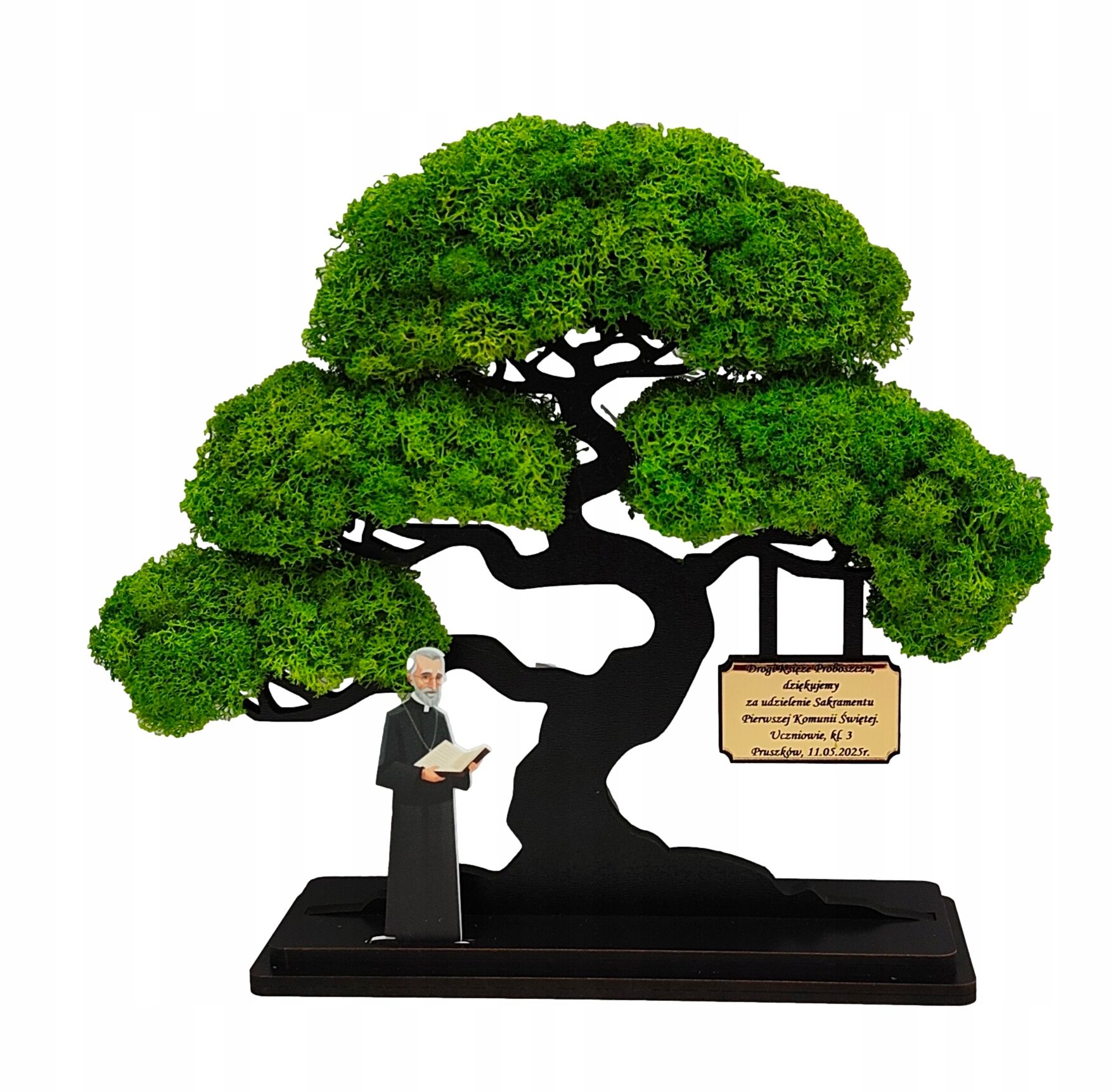  Bonsai koks sūnas paldies priekš priesteris komūnija iestiprināšanas sakraments 45x26