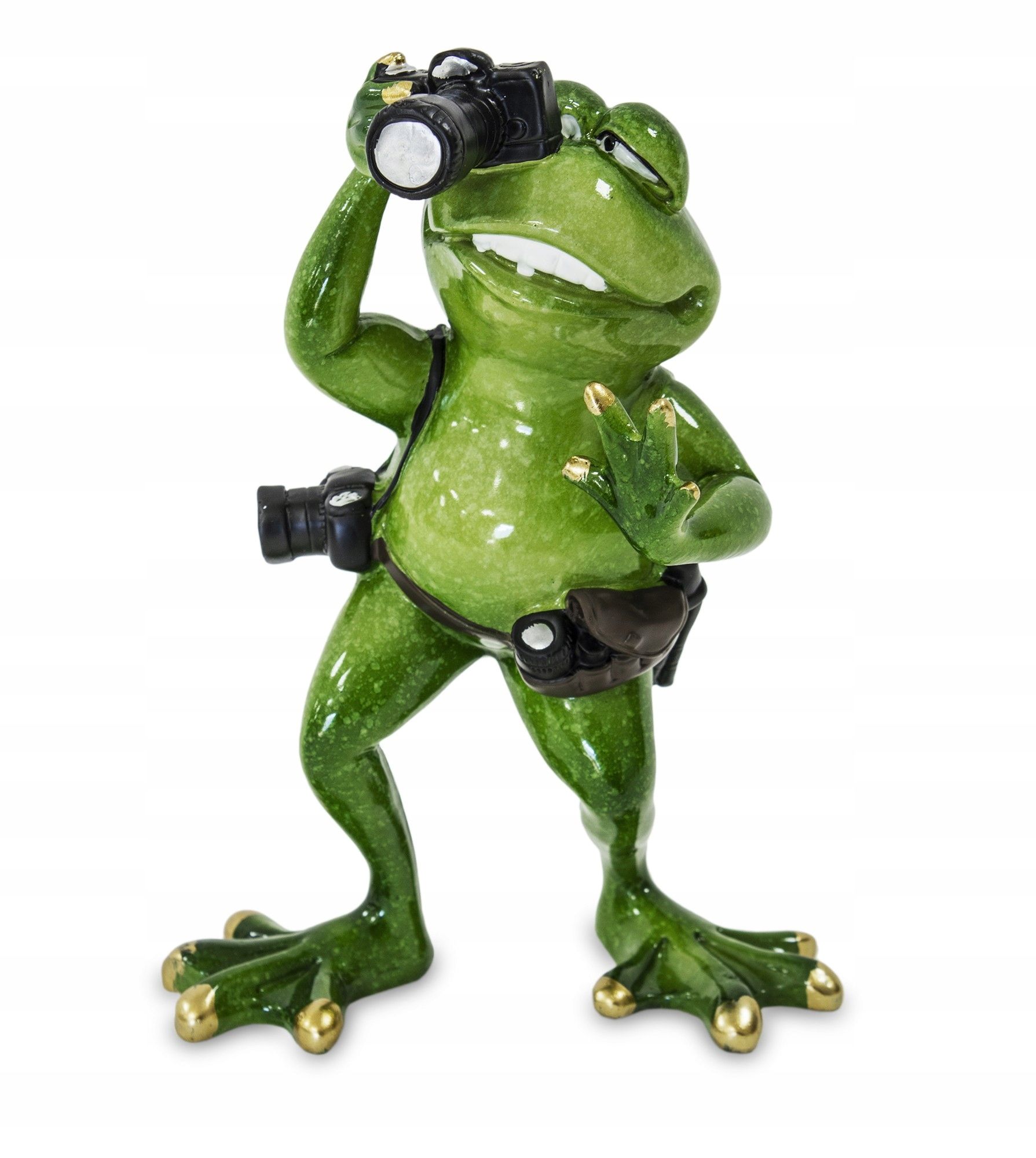  Figur frosch frosch auf rybach angler fischer geschenk