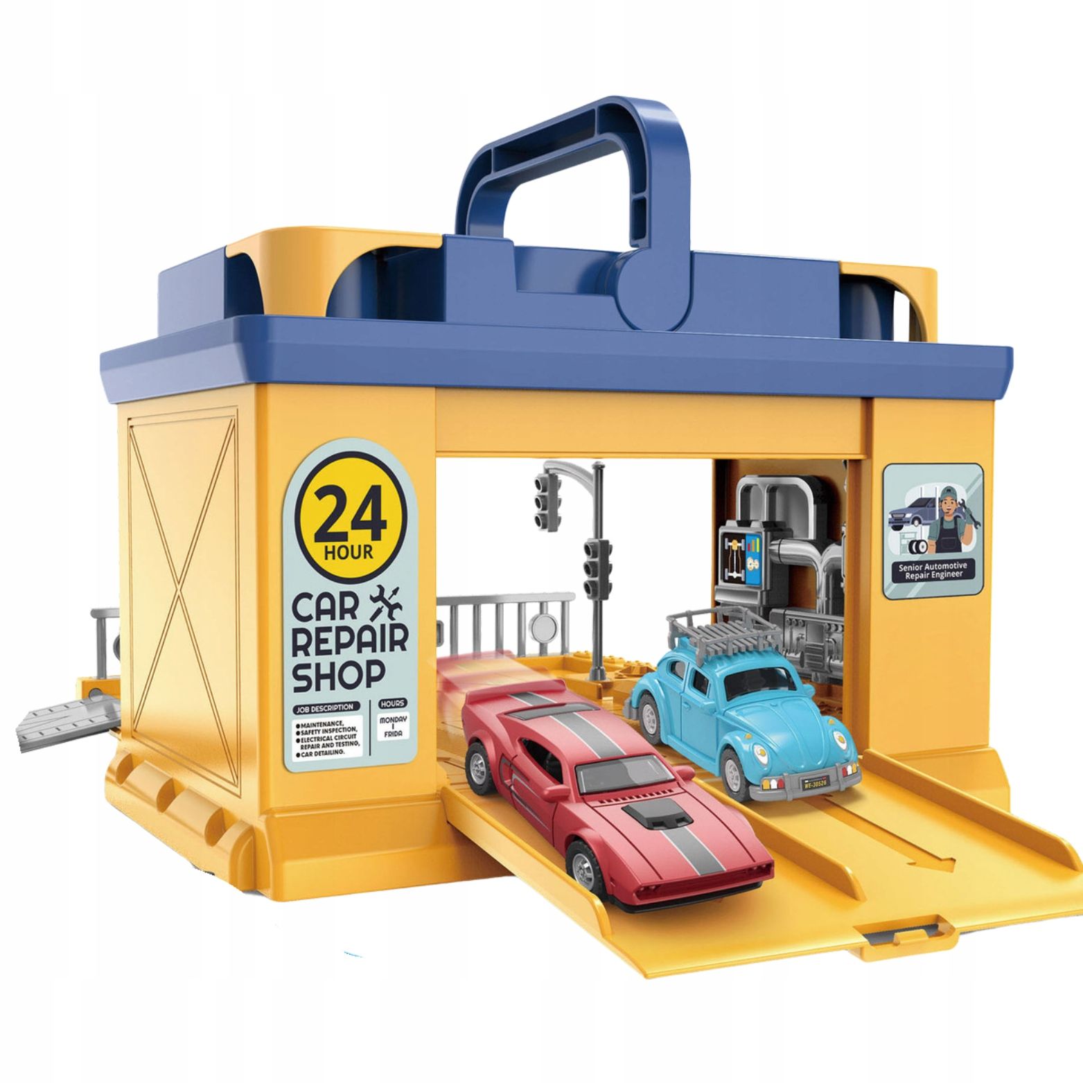  Signalman with batteries with signs road signs traffic light