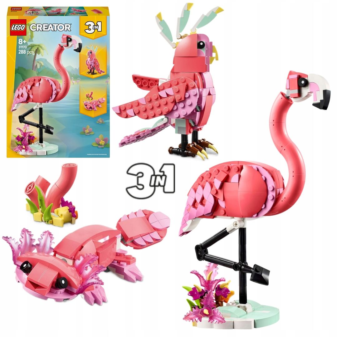  Lego creator 3 w 1 30688 tropický tukan ryba tučniak