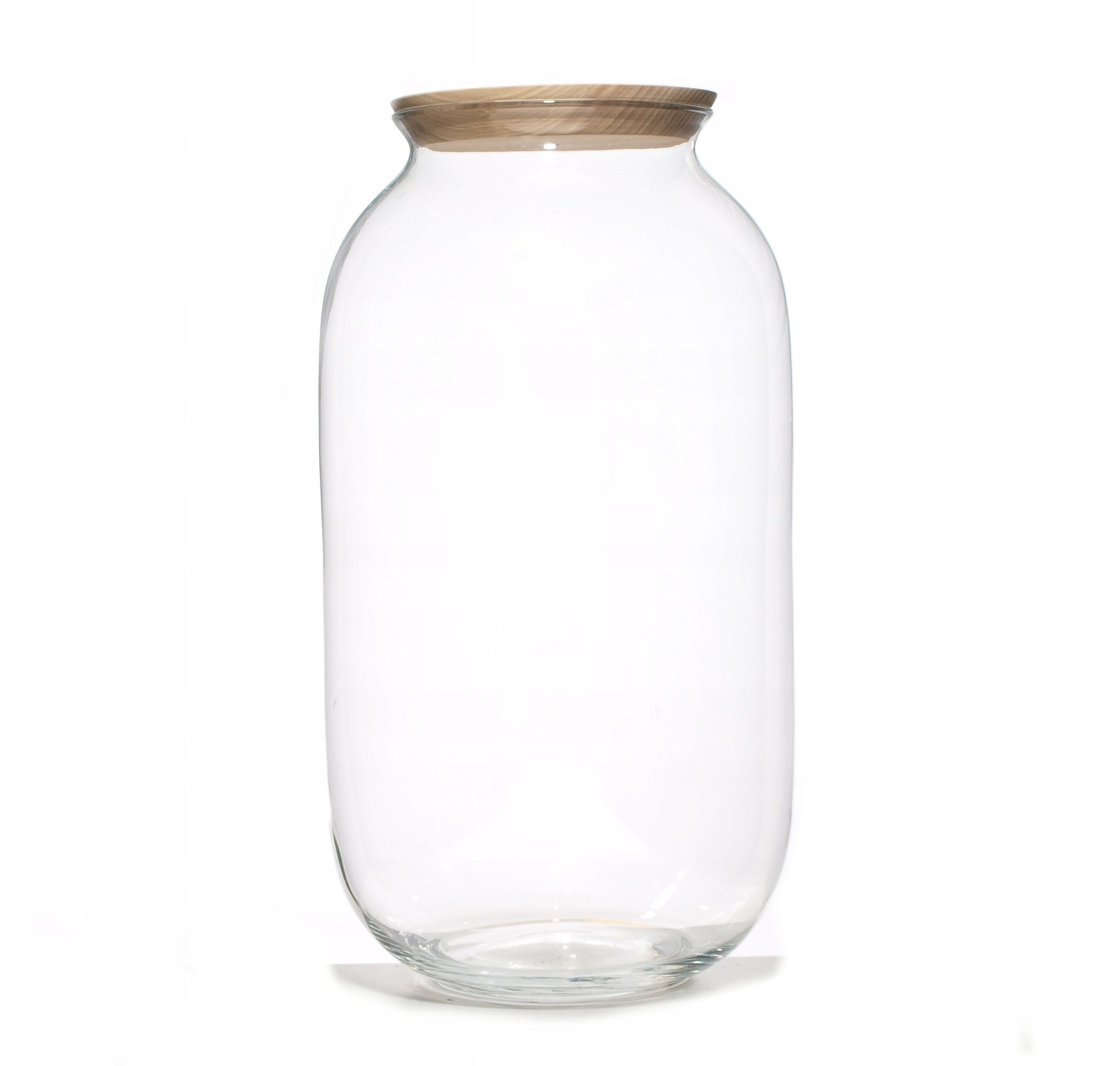  Kopa stikla vāze jar balons xs-h25 + korķis mežs burkā