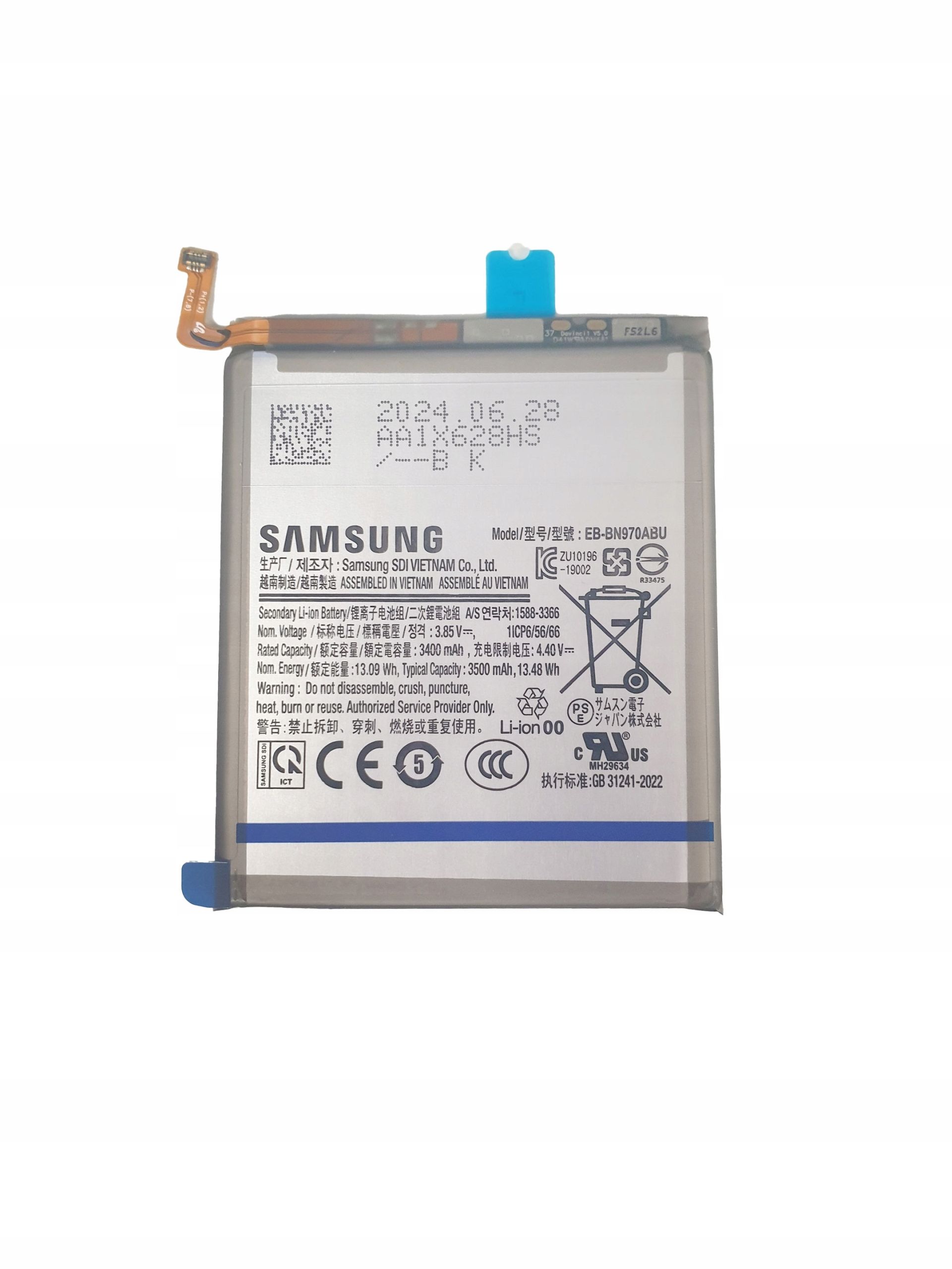  Originali baterija "samsung" eb-bg973abu 3400 mah "samsung" s10 g973