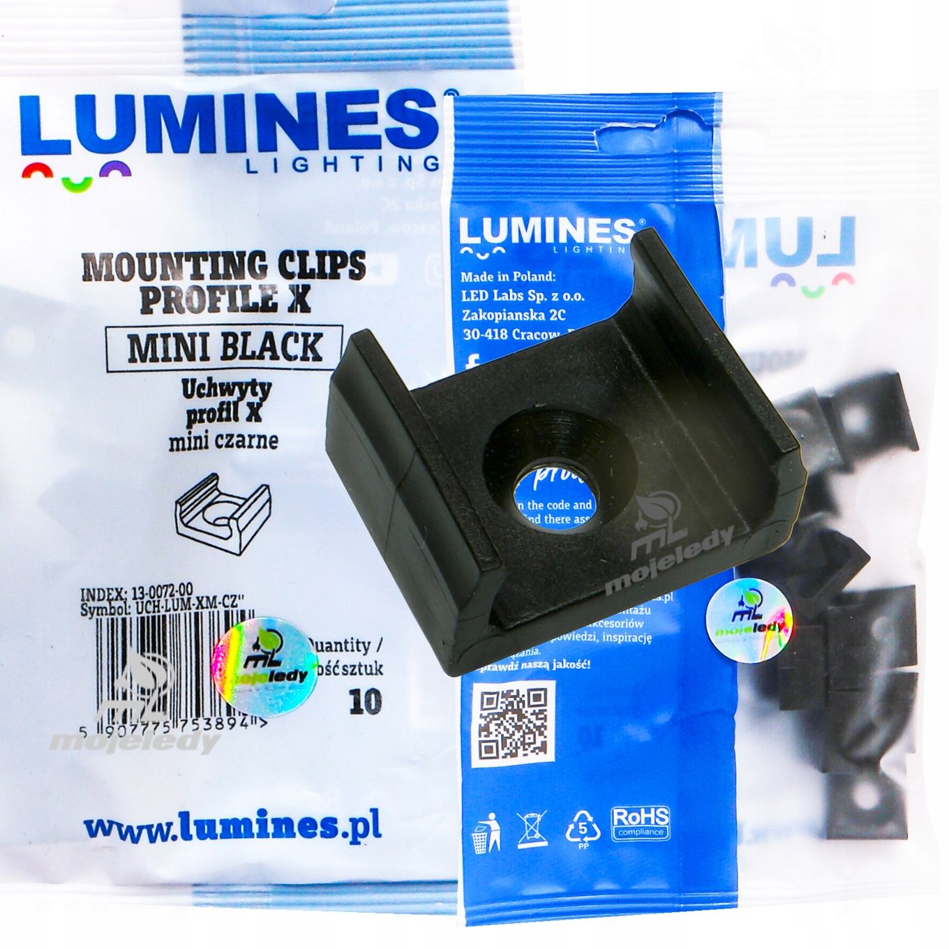  Alumīnija profils iledo balts lentes led piekārts 2m