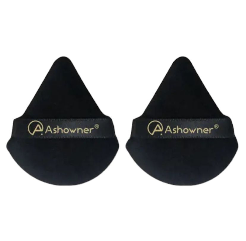  Makeup puderquaste dreieckig weich für pulverapplikation 2 pcs.
