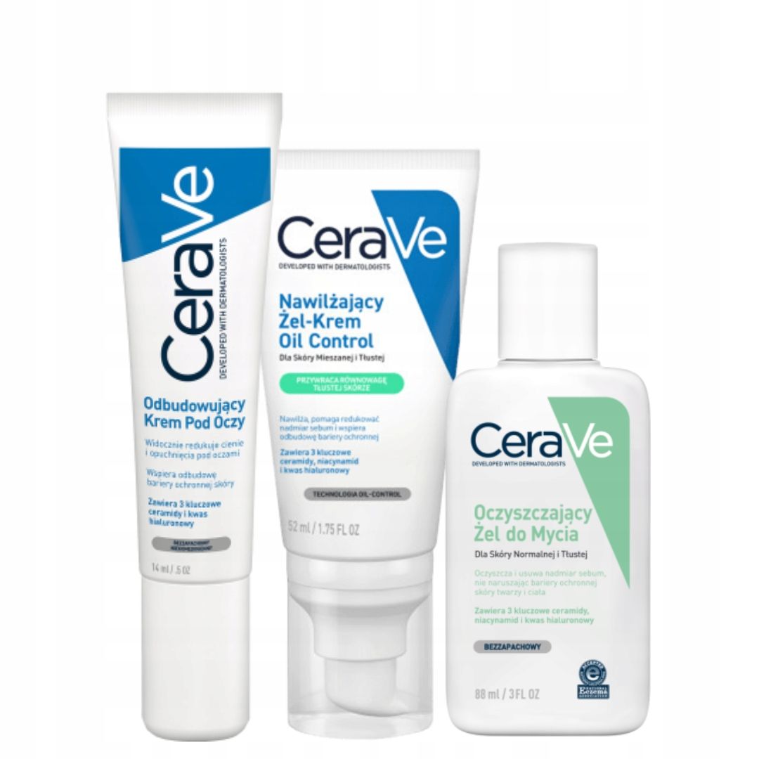  Cerave feuchtigkeitscreme gel-creme oil control + feuchtigkeitscreme gesichts spf 50