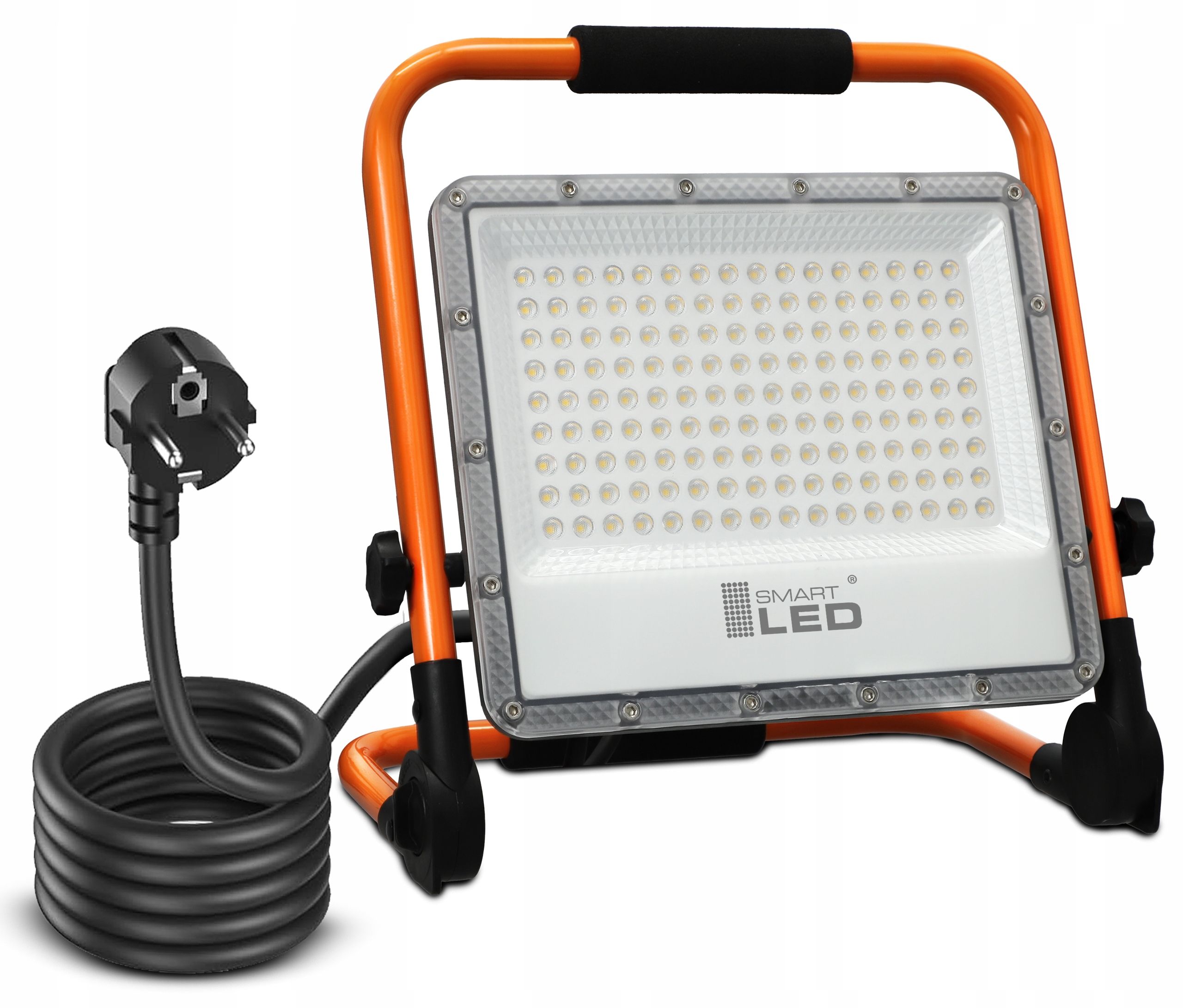  Led halogen stand construction spotlight 2x 50w 11000lm lamp on a stand