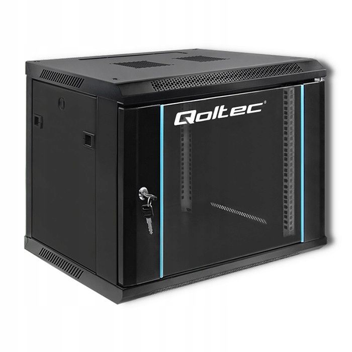  Tarnplatte abdeckung 1u für die garderobe rack 19” qoltec stahl schwarz