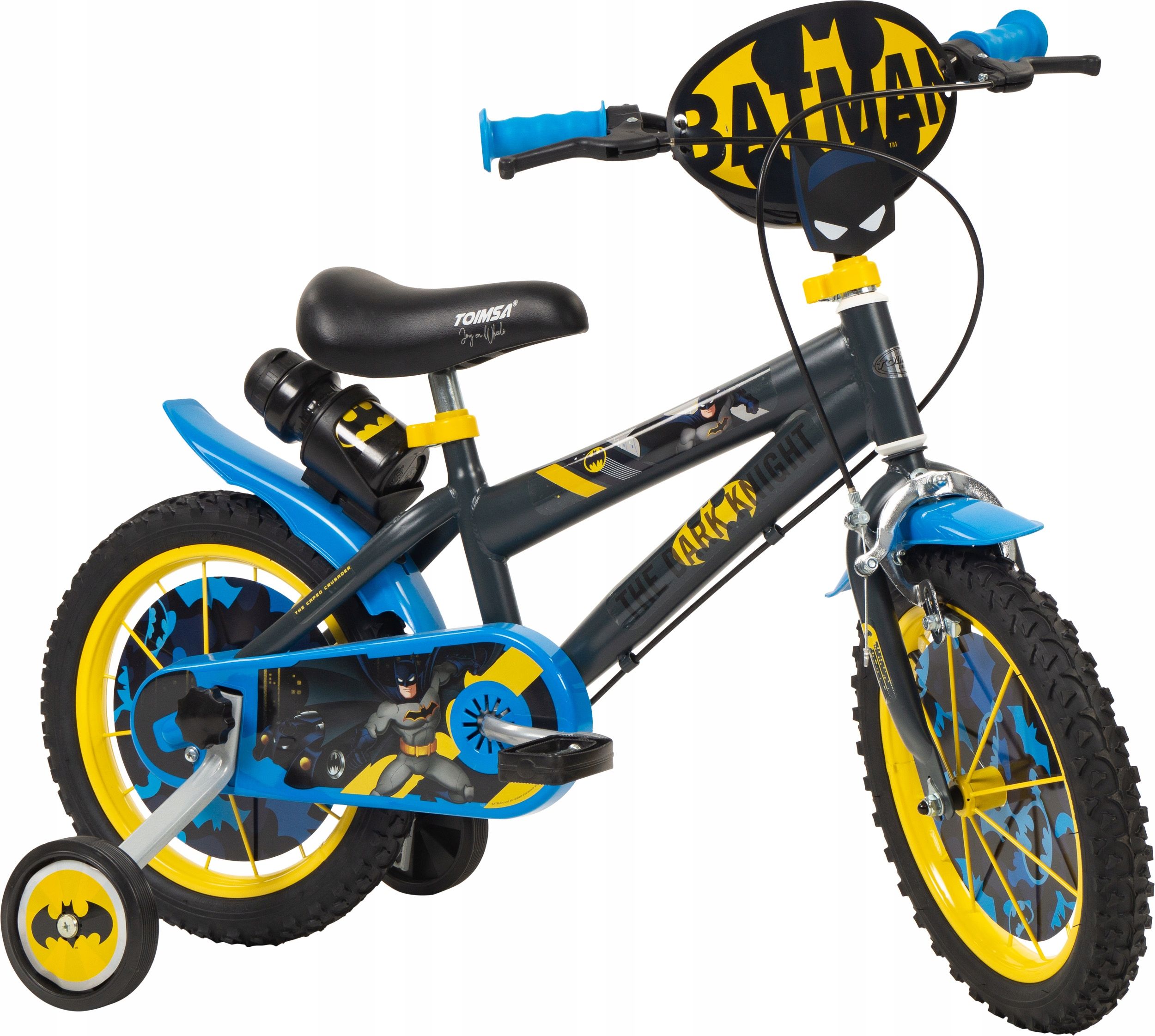  Detský bicykel batman 16" dc čierny toimsa bikes