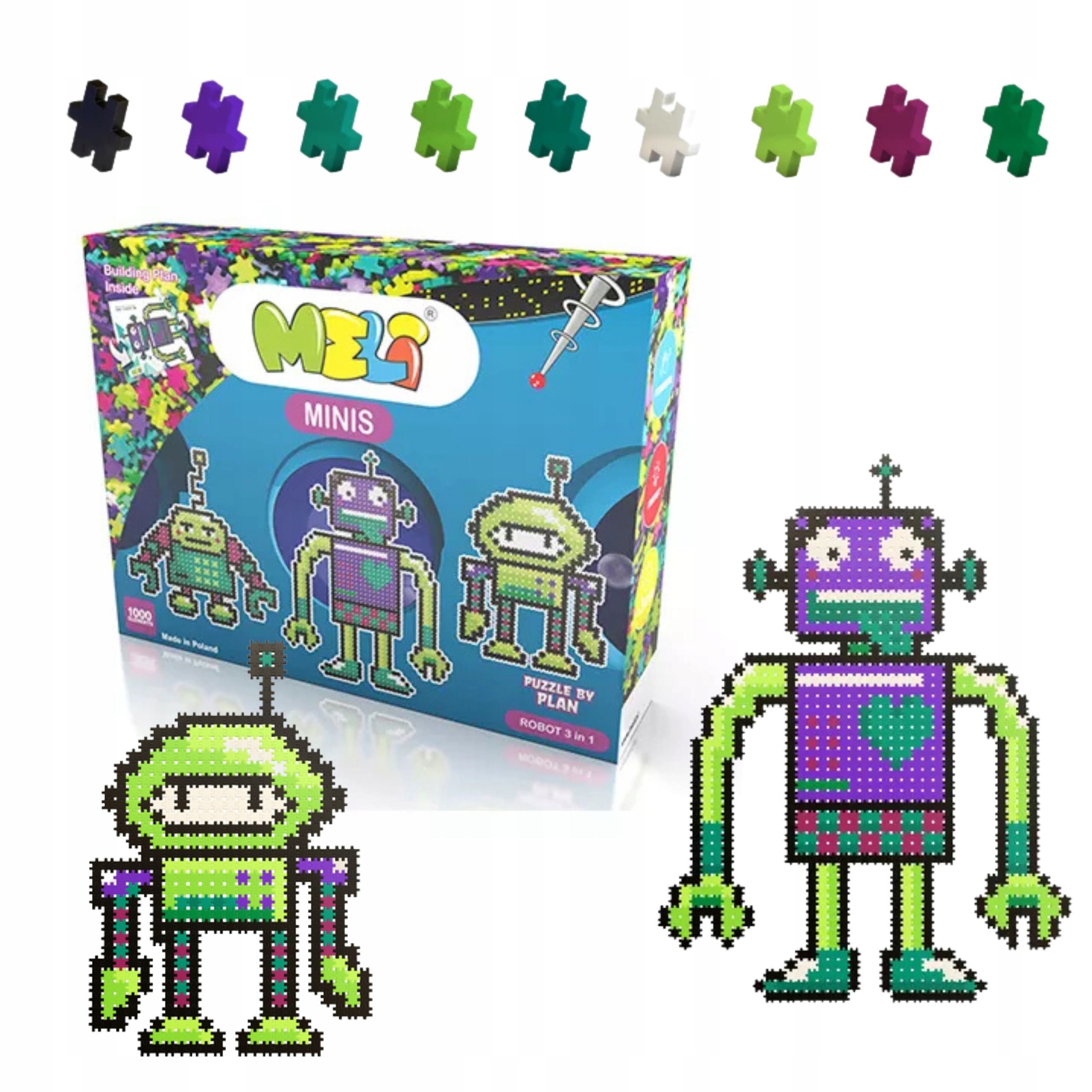  Bausteine mini waffeln meli minis edu buntstift größe 1400 pcs. mosaik