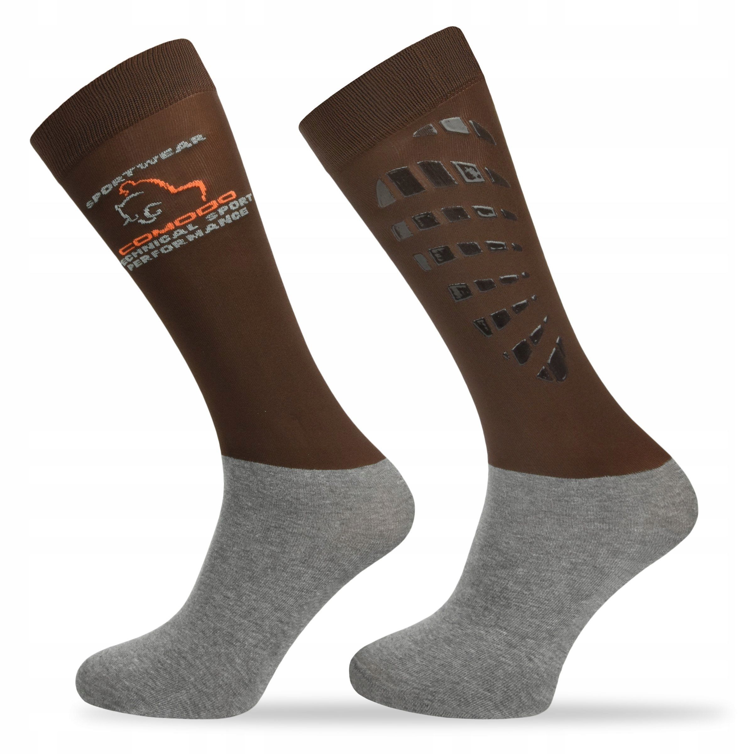  Riding socks with silicone spjt - microfiber
