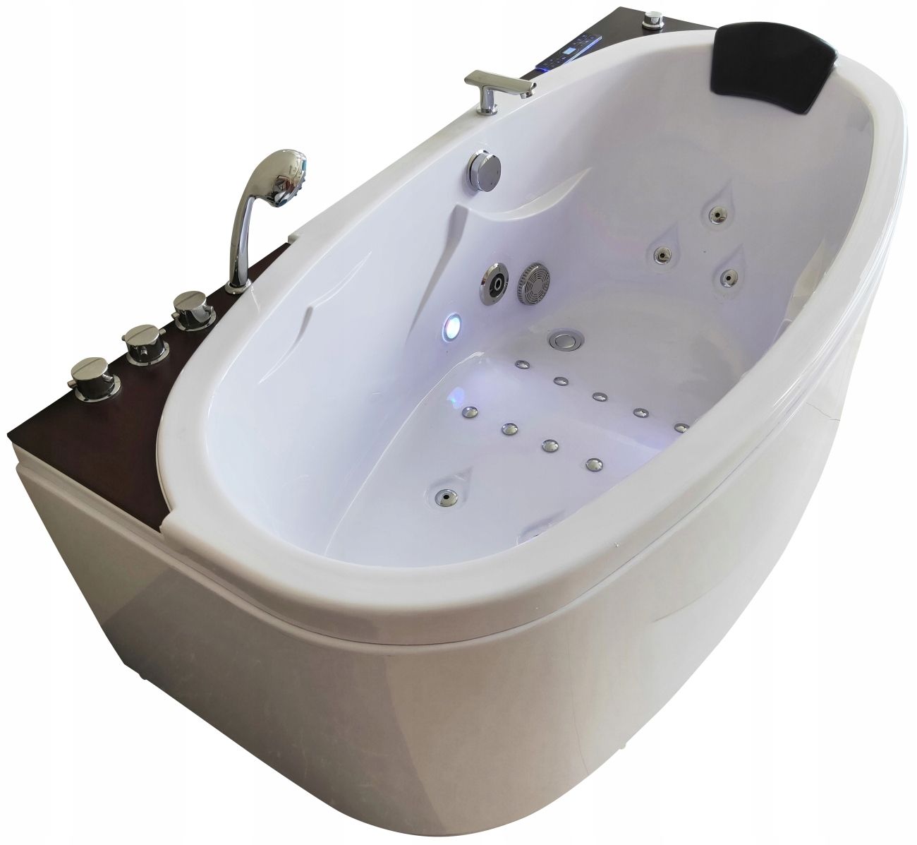  Vonelė su vandens / masažas sūkurinė vonia 170x85 automatinis skalavimas led apšvietimas ozonas