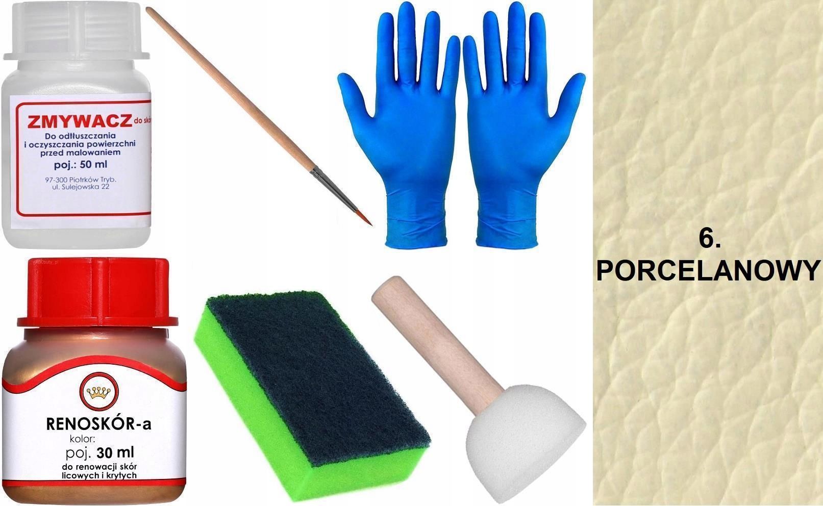  Krējuma garša 5 renoskor kopa renovācijai graudaina āda krāsu tīrāks mix