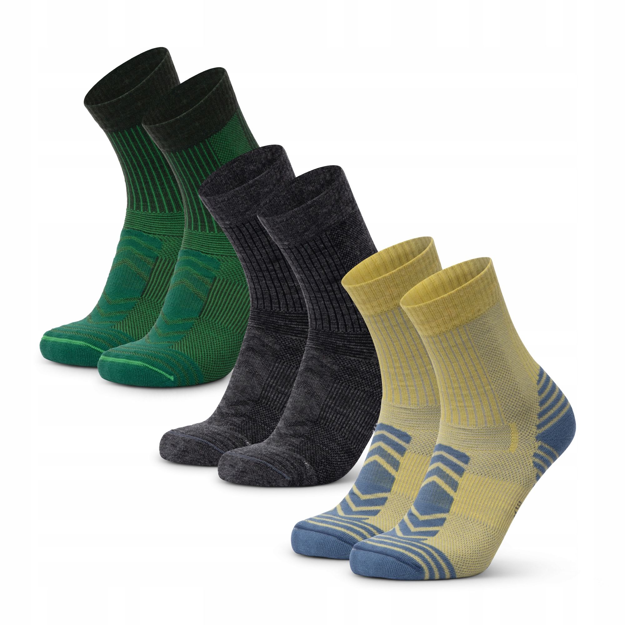  Leicht trekkingsocken merino danish endurance tourist 3 stk. 43-47