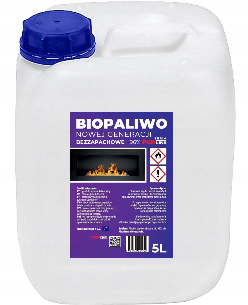  Biokuras kuras naujas kartos biožidiniui bekvapės 5l