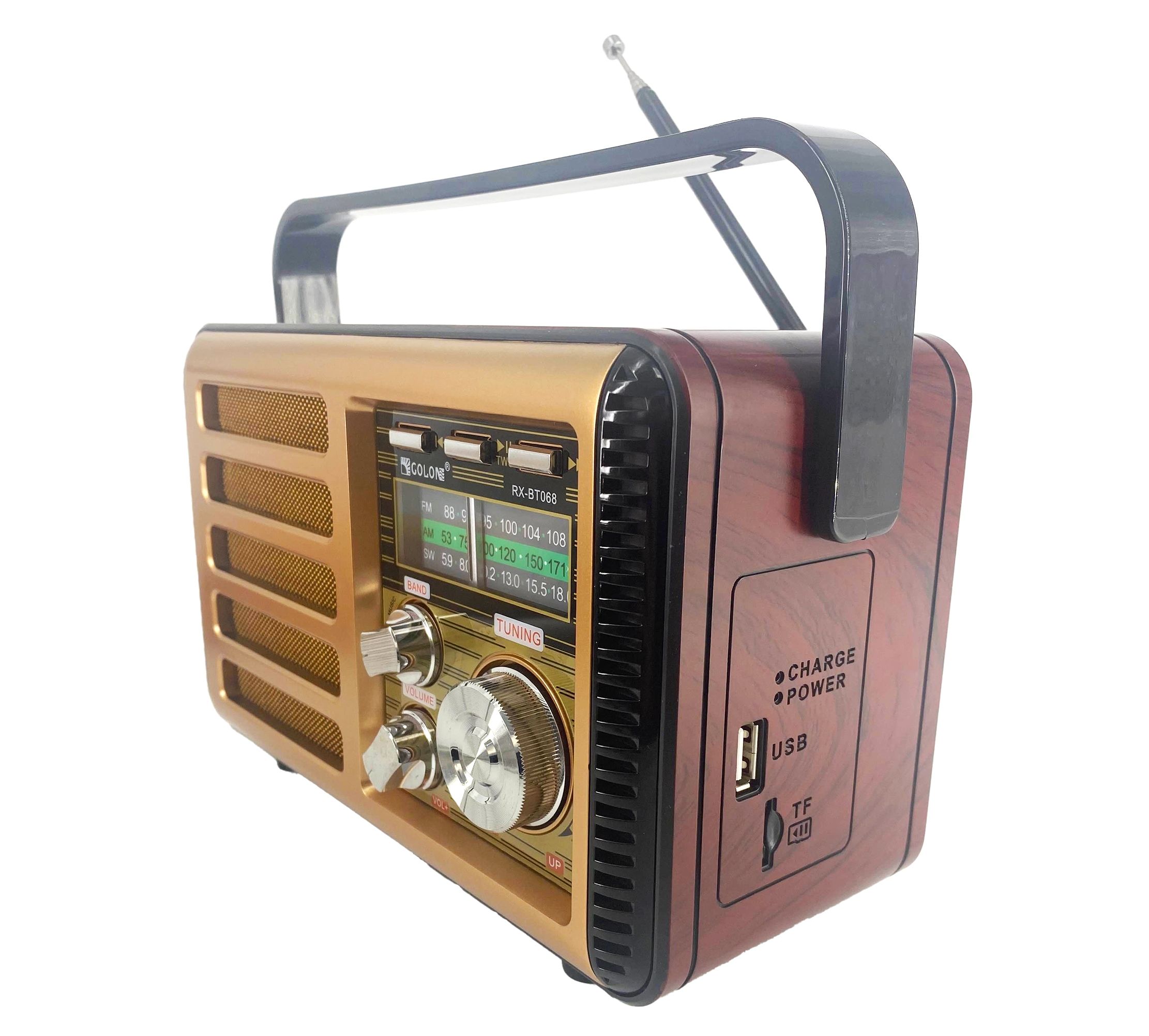  Stilingas retro radijo imtuvas vintage fm am "bluetooth" | baterija + tinklas virtuvės