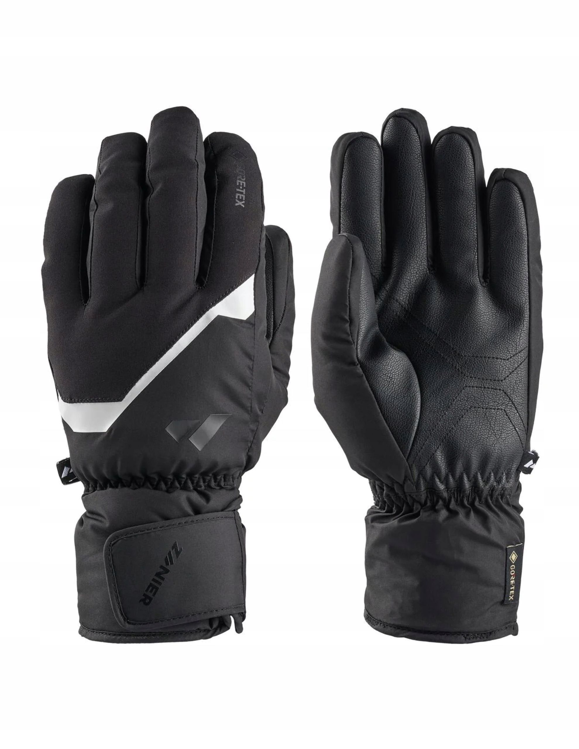  Five-finger gloves for youth zanier rauris gore tex black 5,5