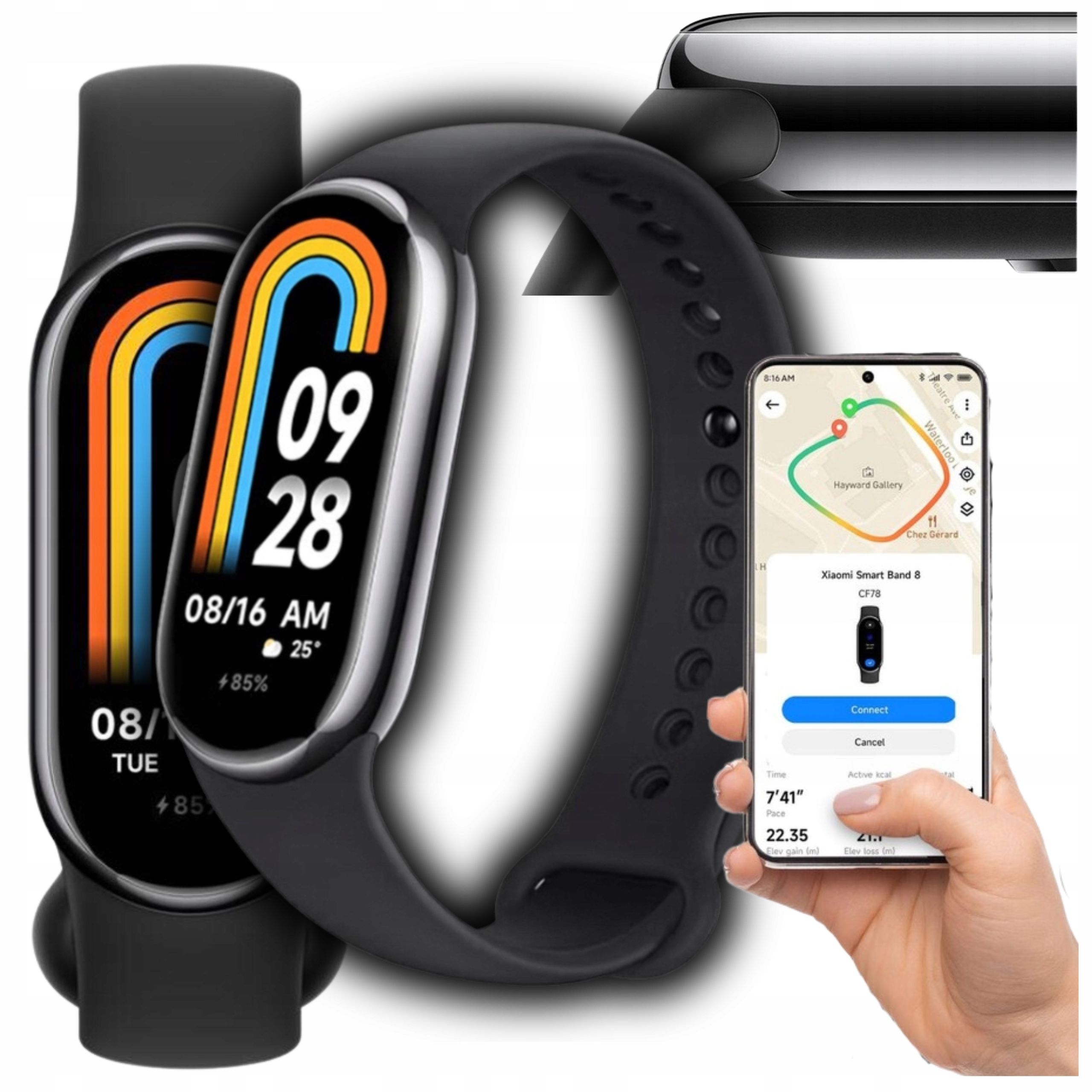  Sports bracelet xiaomi mi band 8 black