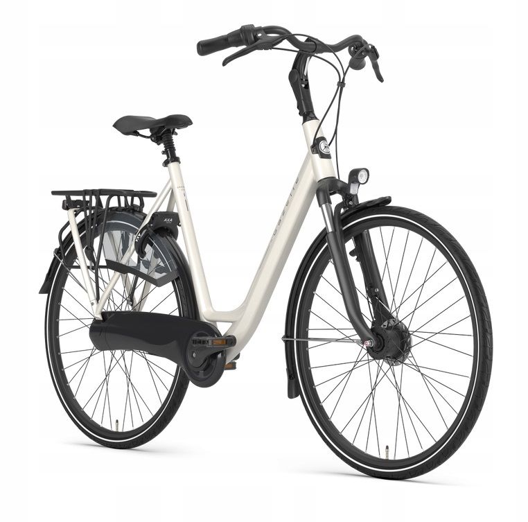 Miesto dviratis gazelė orange c7+ 49 cm 28 colių ivory white draudimas