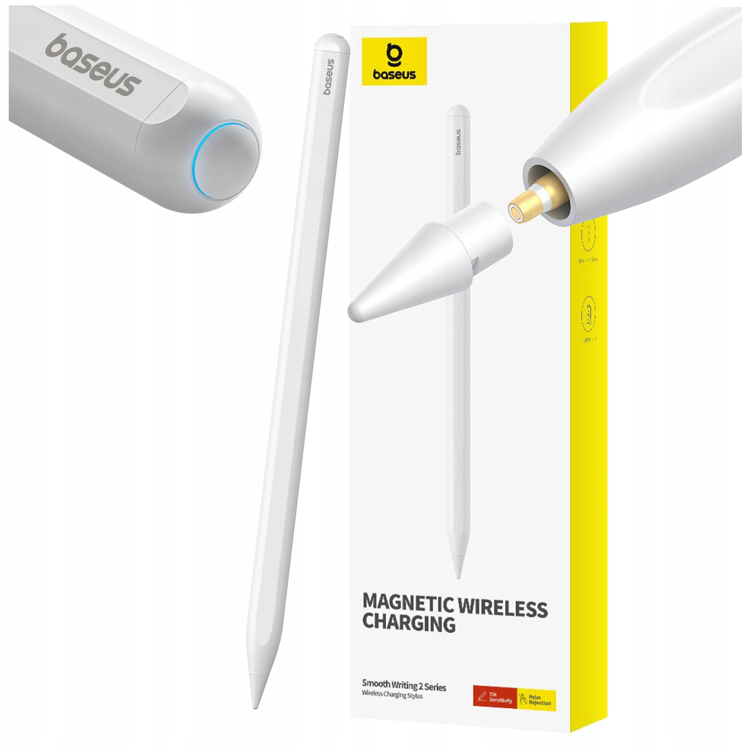  Baseusas tušinukas magnetinio pasyvus 3in1 mju pen universalus ekranams