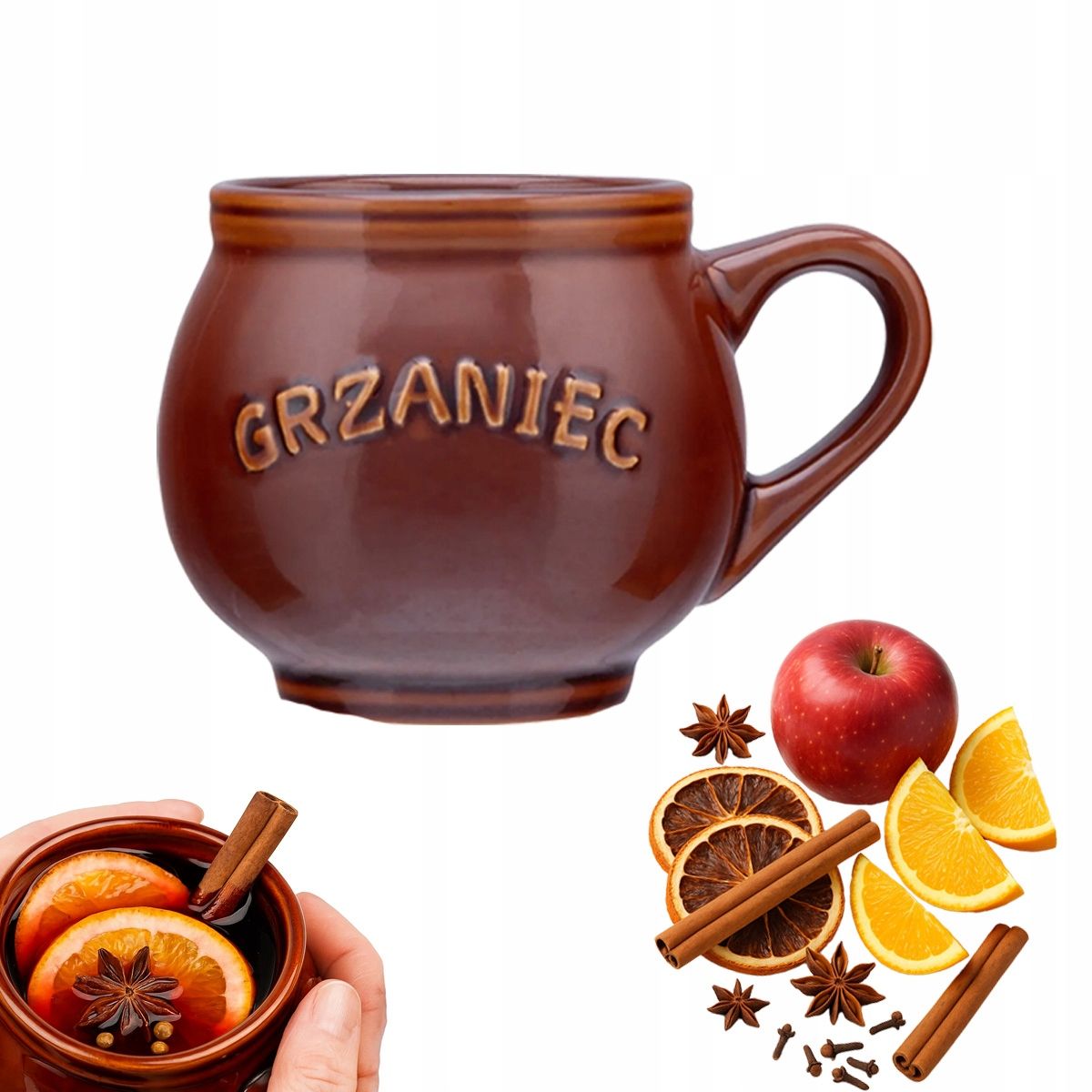  Tassen mit nach gehör für glühwein wein i bier keramik altom design 250 ml 6 pcs.